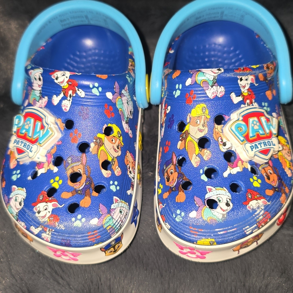 CROCS Paw Patrol Kids Clogs - Blue and White